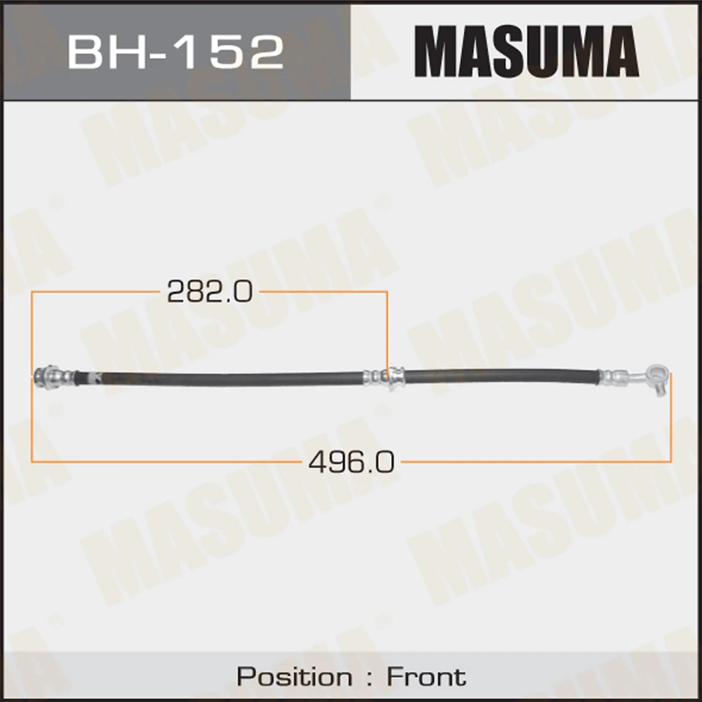 Шланг тормозной Masuma BH-152
