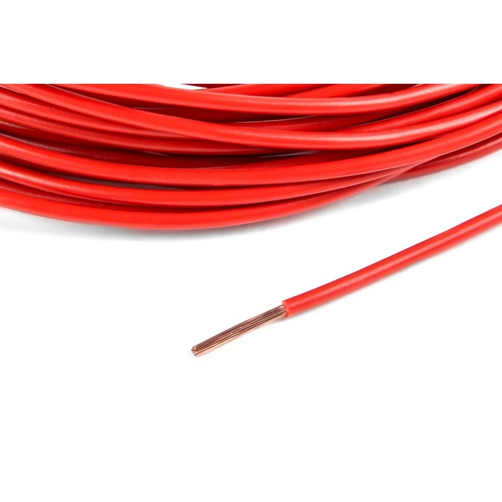 Провод электропроводки 1,5 мм (100 м) красный