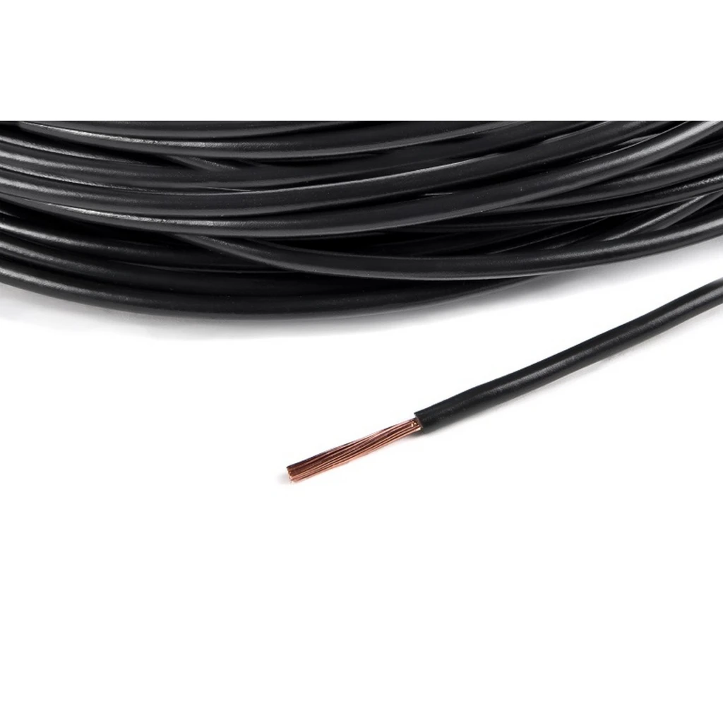 Провод электропроводки 1,5 мм (100 м) черный