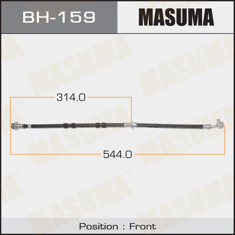 Шланг тормозной Masuma BH-159