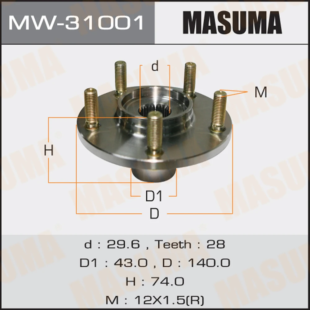Ступичный узел Masuma MW-31001
