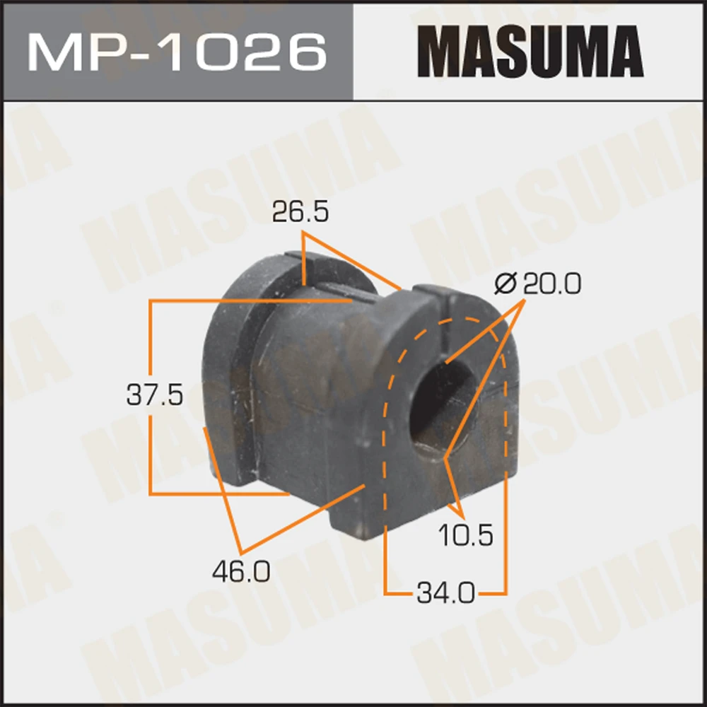 Втулка стабилизатора Masuma MP-1026