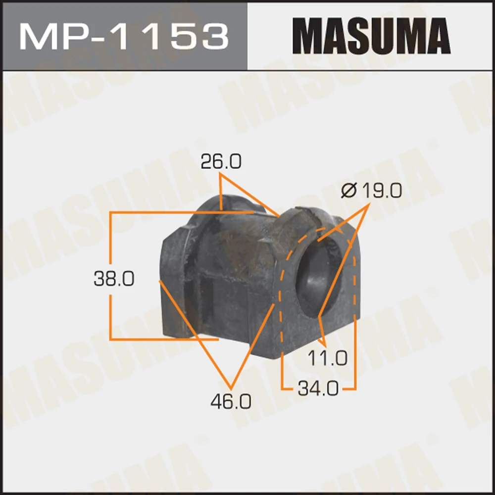 Втулка стабилизатора Masuma MP-1153