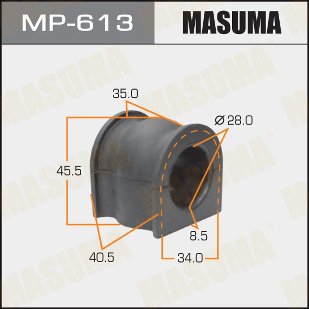 Втулка стабилизатора Masuma MP-613
