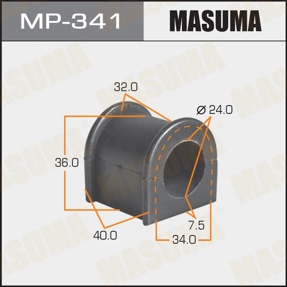 Втулка стабилизатора Masuma MP-341