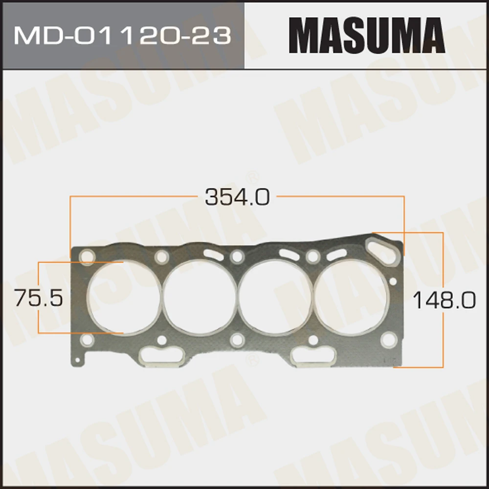 Прокладка ГБЦ Masuma MD-01120-23