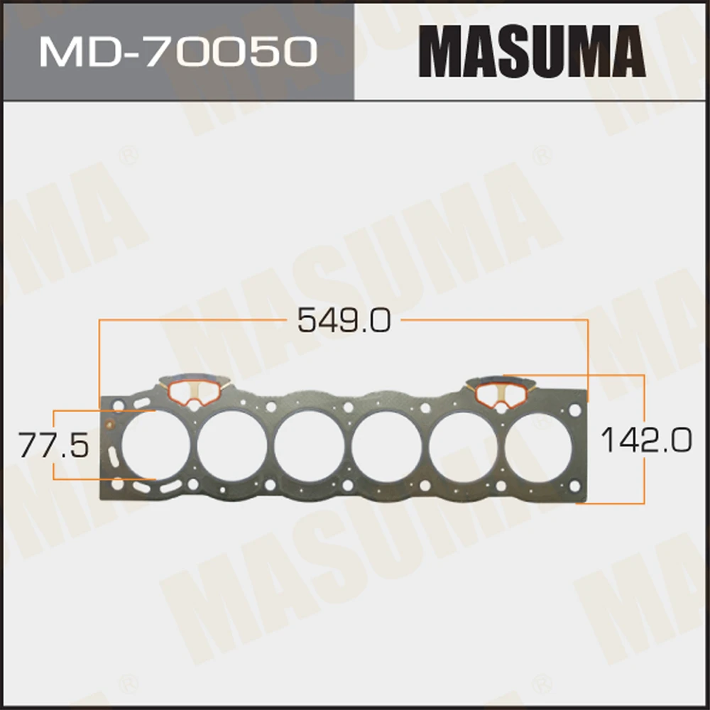 Прокладка ГБЦ Masuma MD-70050