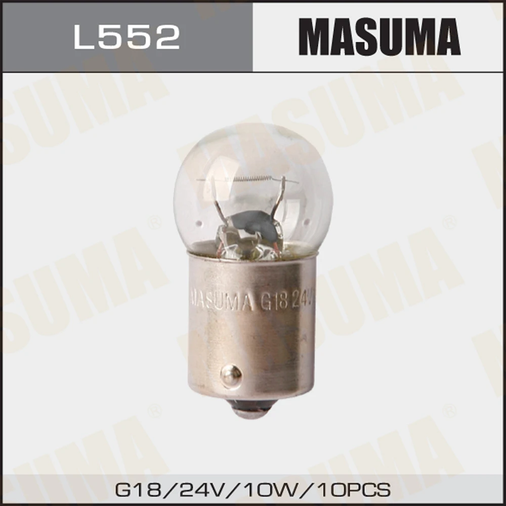 Лампа подсветки Masuma L552 R10W 24V 10W, 1