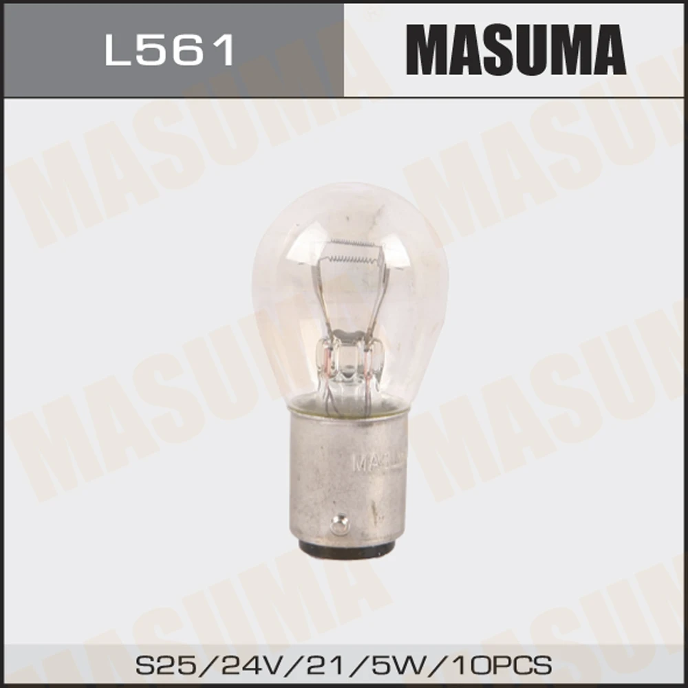 Лампа подсветки Masuma L561 P21/5W 24V 21/5W BAY15d, 1