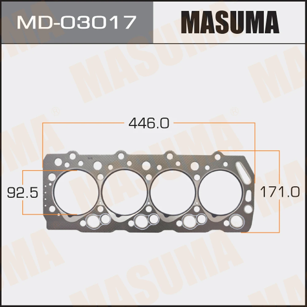 Прокладка ГБЦ Masuma MD-03017