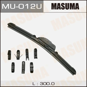 Щётка стеклоочистителя бескаркасная Masuma 300 мм, MU-012U