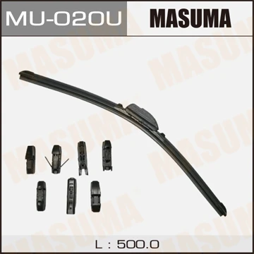 Щётка стеклоочистителя бескаркасная Masuma 500 мм, MU-020U