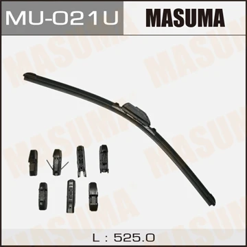 Щётка стеклоочистителя бескаркасная Masuma 525 мм, MU-021U