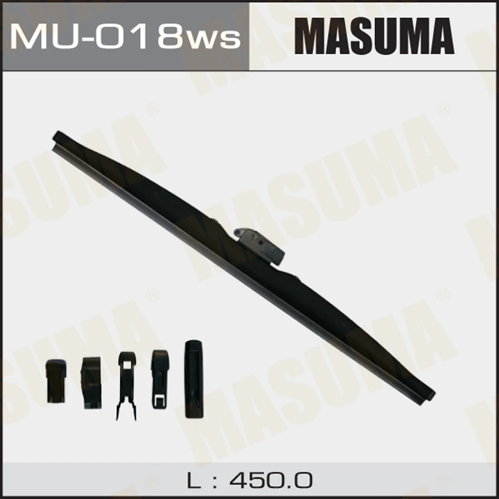 Щётка стеклоочистителя зимняя каркасная Masuma Оптимум 450 мм, MU-018ws