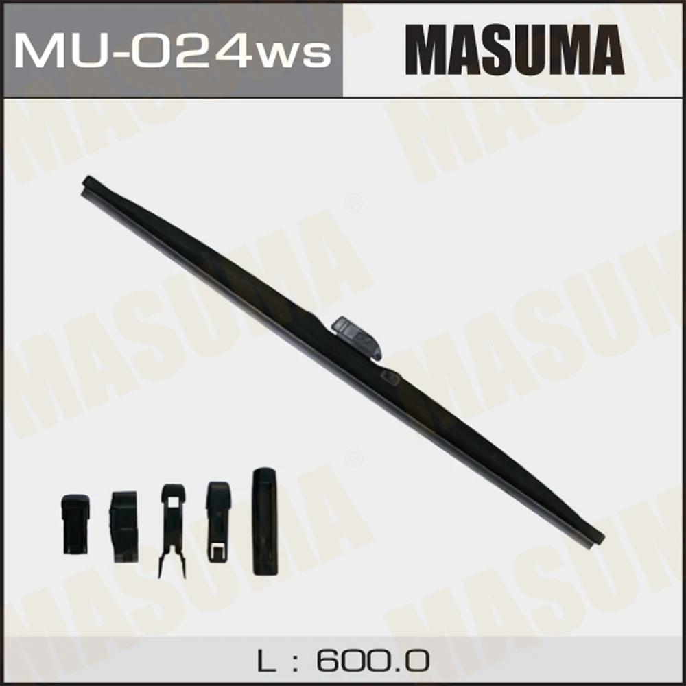 Щётка стеклоочистителя зимняя каркасная Masuma Оптимум 600 мм, MU-024ws
