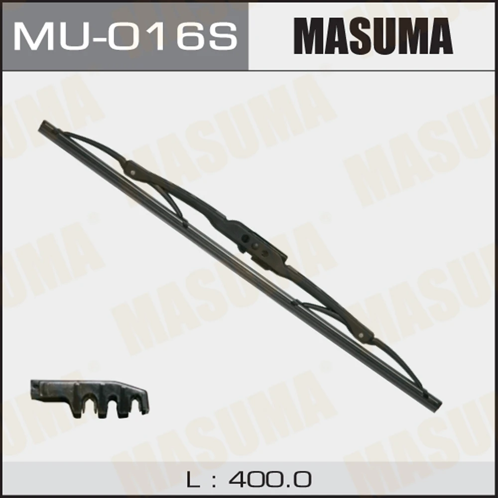 Щётка стеклоочистителя каркасная Masuma Стандарт 400 мм, MU-016S