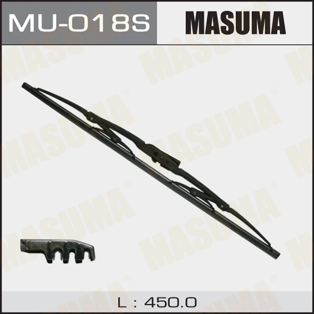 Щётка стеклоочистителя каркасная Masuma Стандарт 450 мм, MU-018S