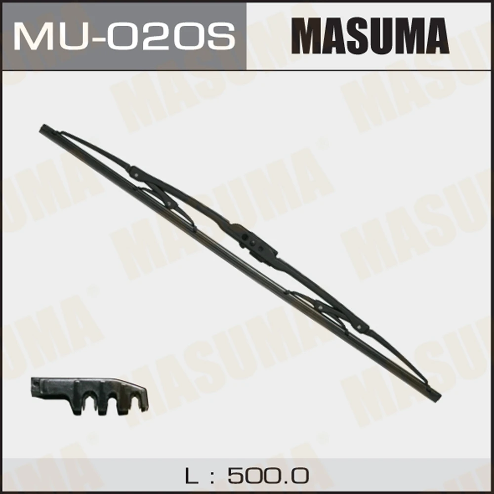 Щётка стеклоочистителя каркасная Masuma Стандарт 500 мм, MU-020S