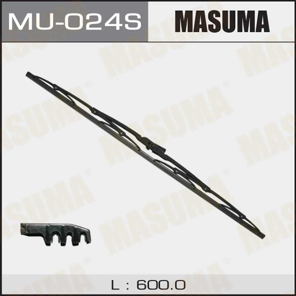 Щётка стеклоочистителя каркасная Masuma Стандарт 600 мм, MU-024S