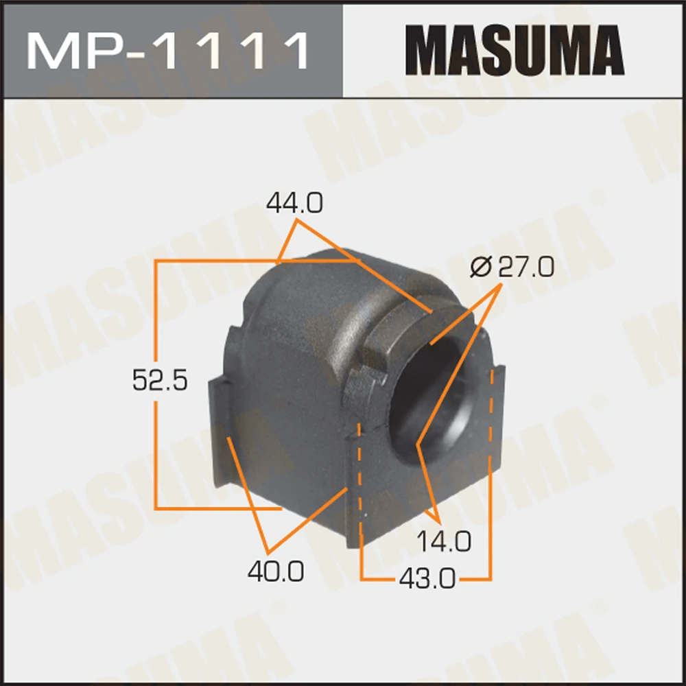 Втулка стабилизатора Masuma MP-1111
