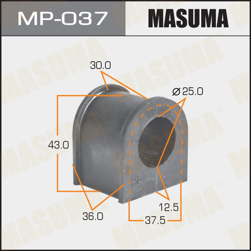 Втулка стабилизатора Masuma MP-037