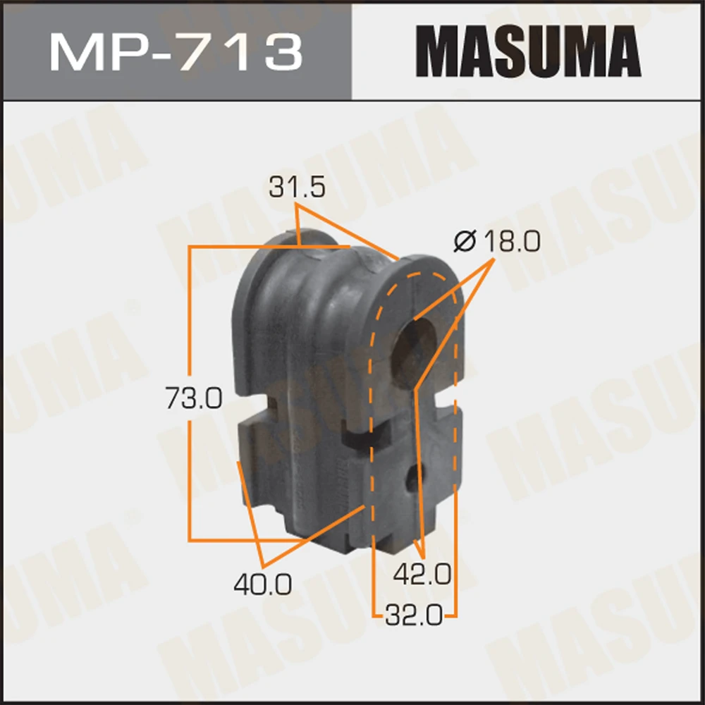 Втулка стабилизатора Masuma MP-713