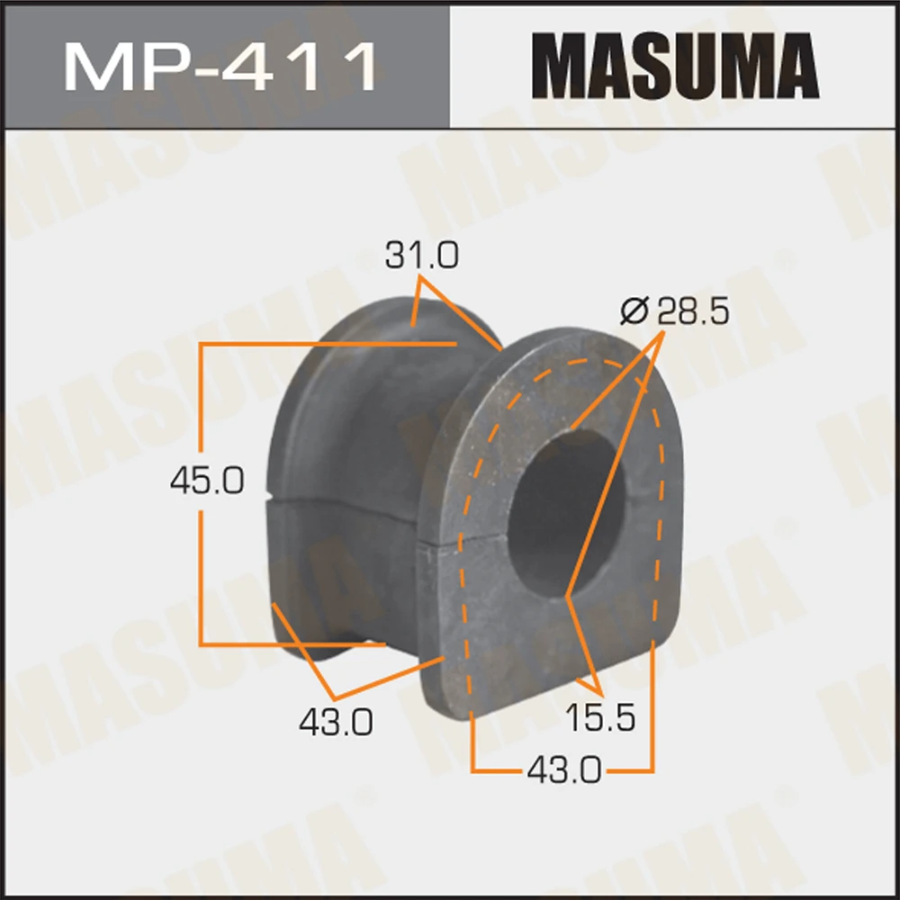 Втулка стабилизатора Masuma MP-411