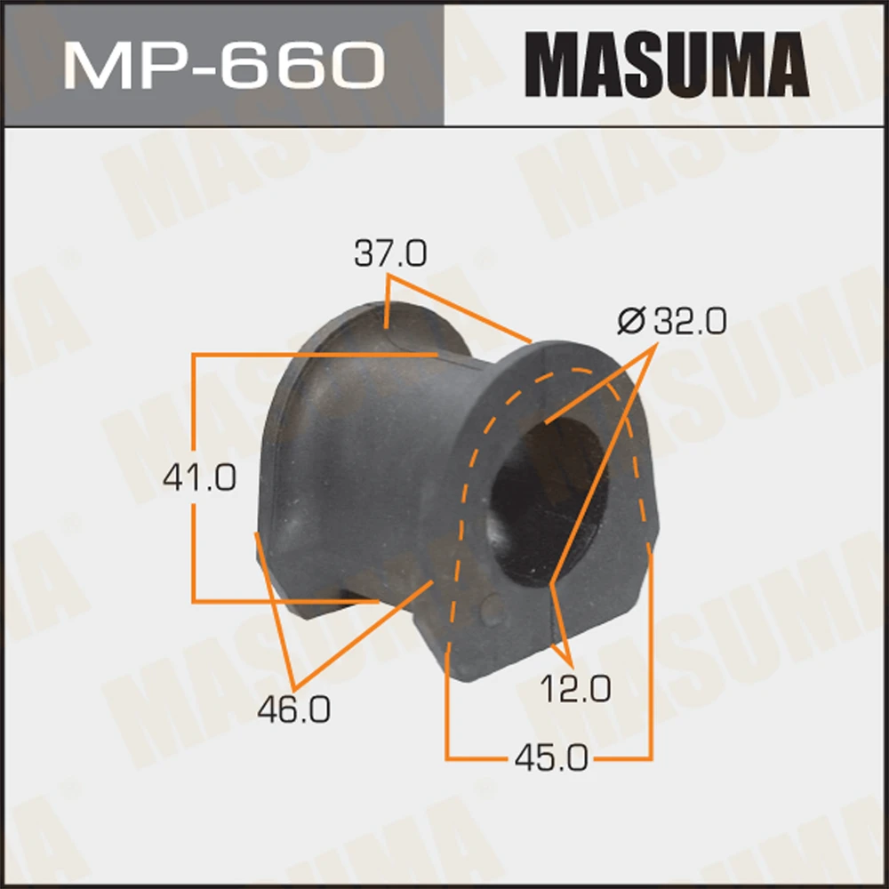 Втулка стабилизатора Masuma MP-660