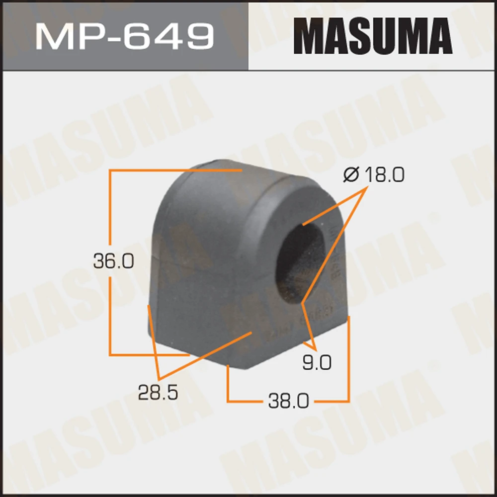Втулка стабилизатора Masuma MP-649