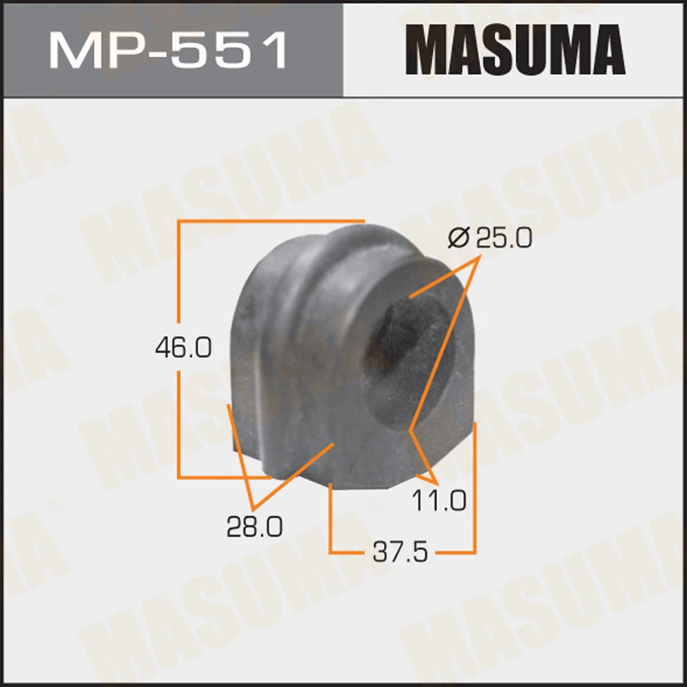 Втулка стабилизатора Masuma MP-551