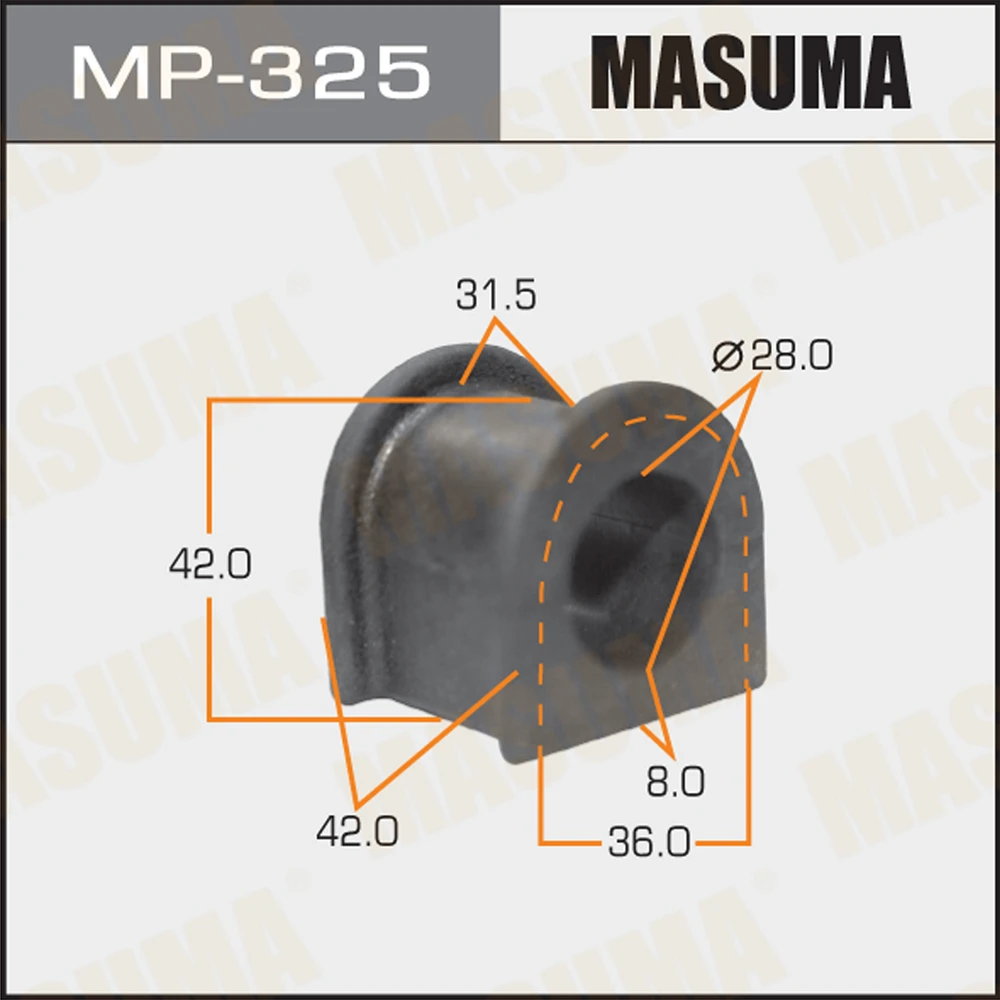 Втулка стабилизатора Masuma MP-325