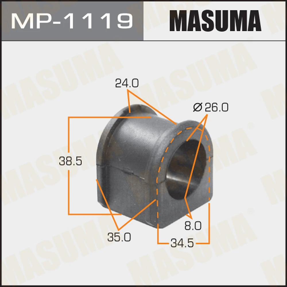 Втулка стабилизатора Masuma MP-1119