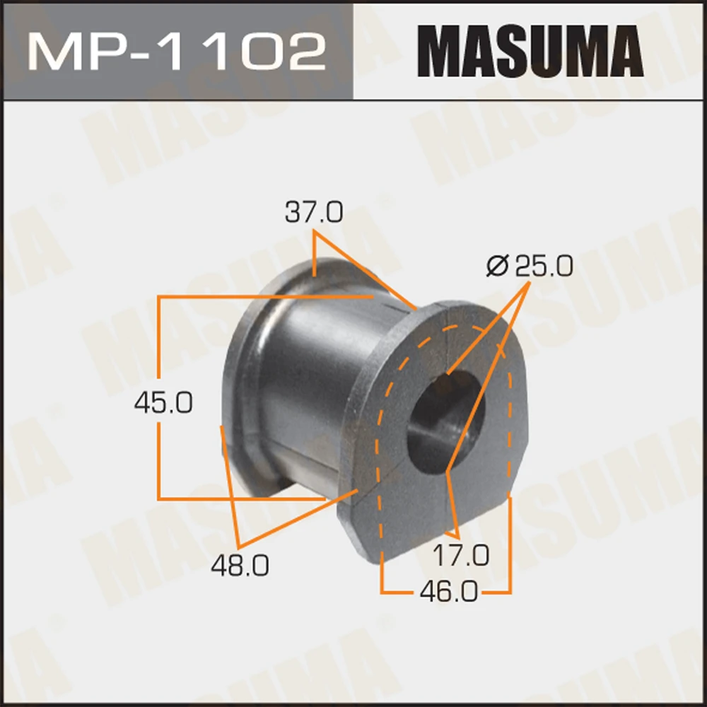 Втулка стабилизатора Masuma MP-1102