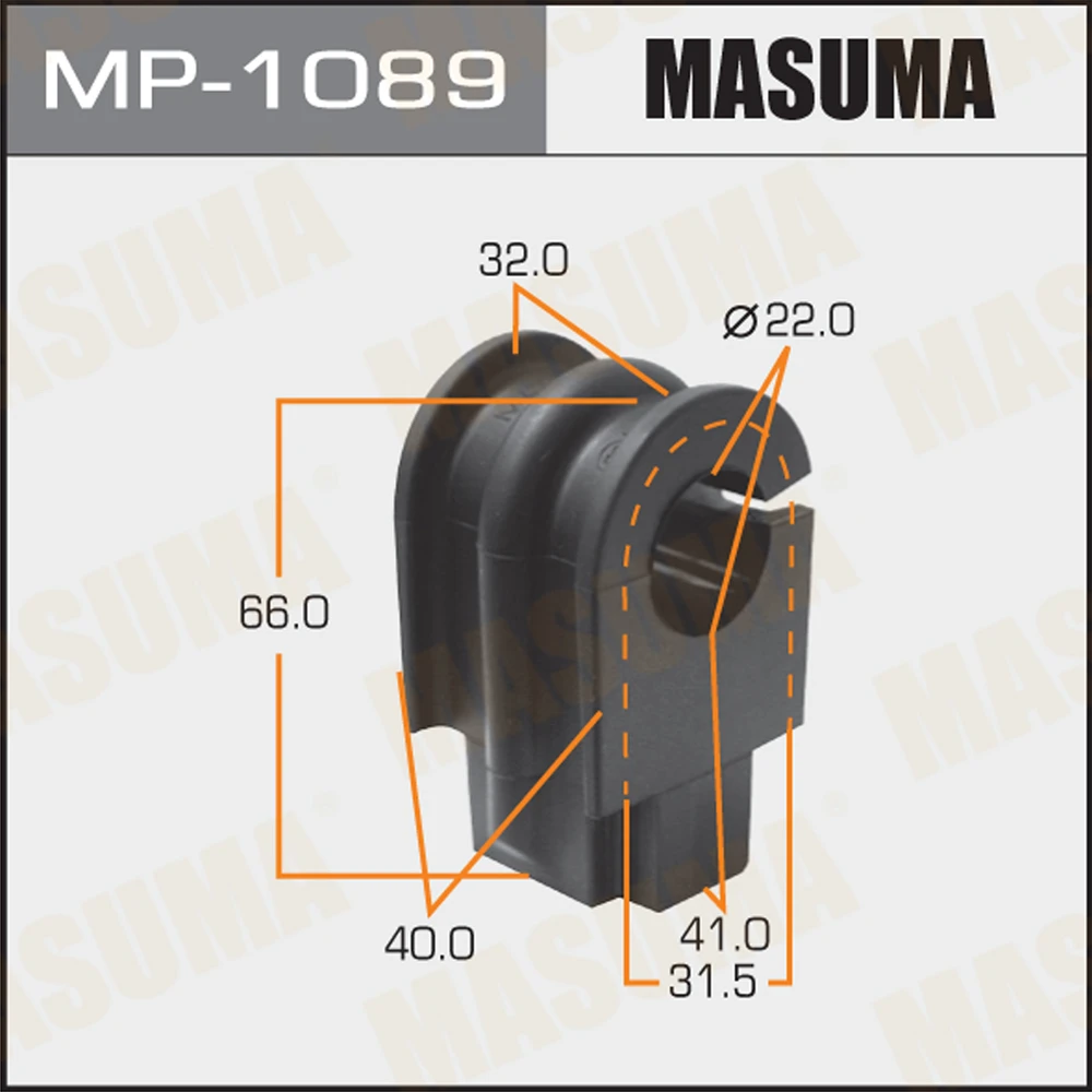 Втулка стабилизатора Masuma MP-1089