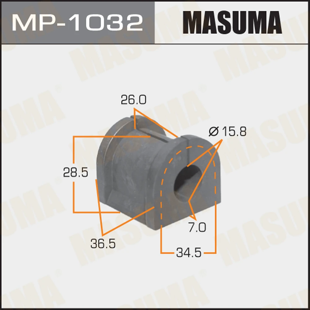 Втулка стабилизатора Masuma MP-1032