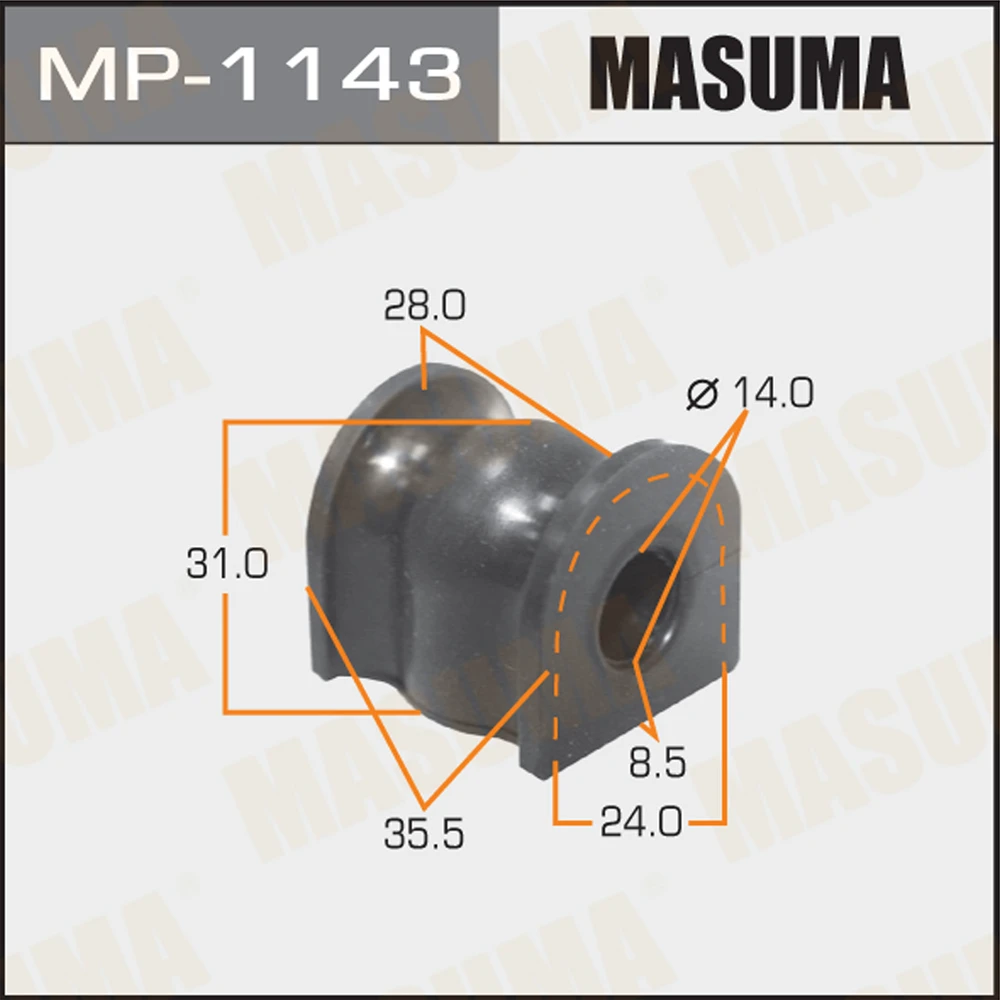 Втулка стабилизатора Masuma MP-1143