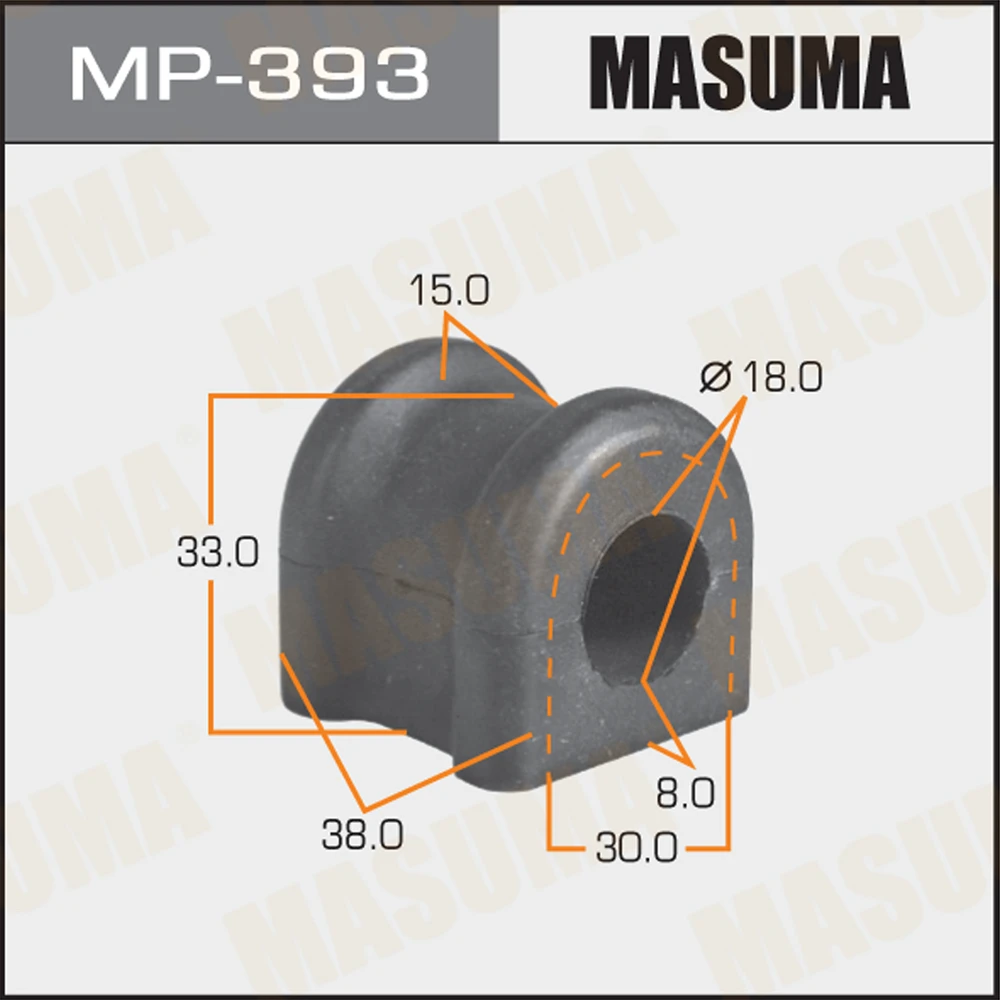 Втулка стабилизатора Masuma MP-393