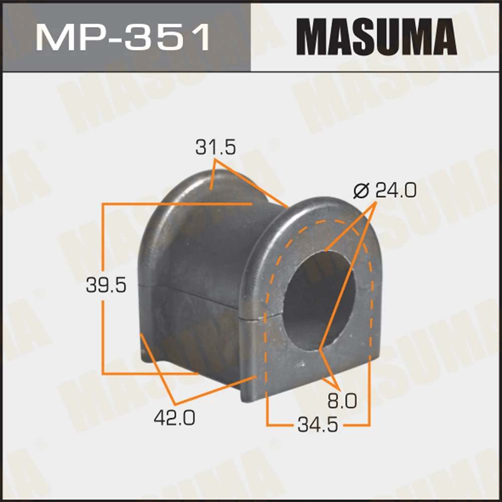 Втулка стабилизатора Masuma MP-351