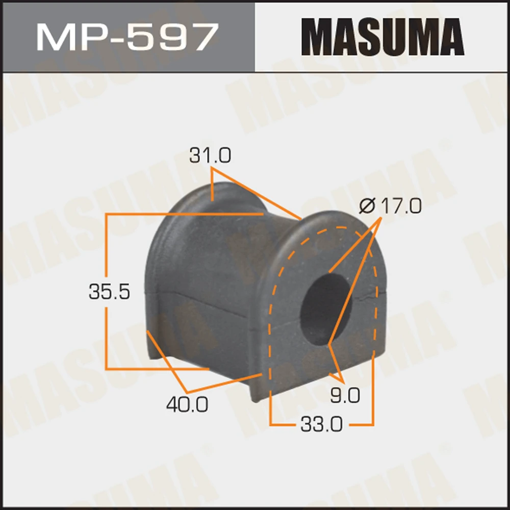 Втулка стабилизатора Masuma MP-597