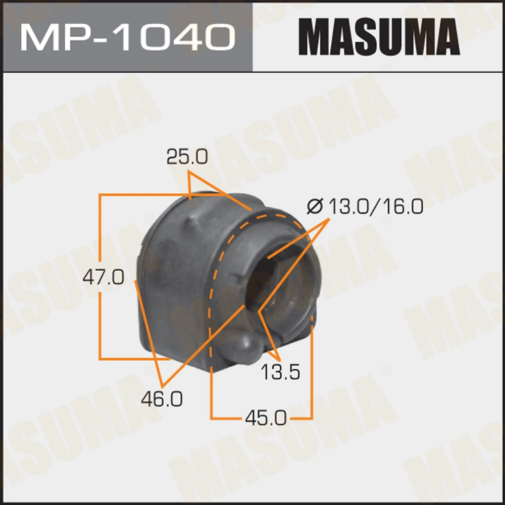 Втулка стабилизатора Masuma MP-1040