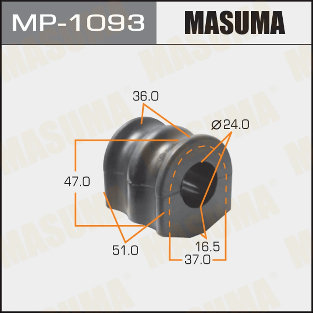 Втулка стабилизатора Masuma MP-1093