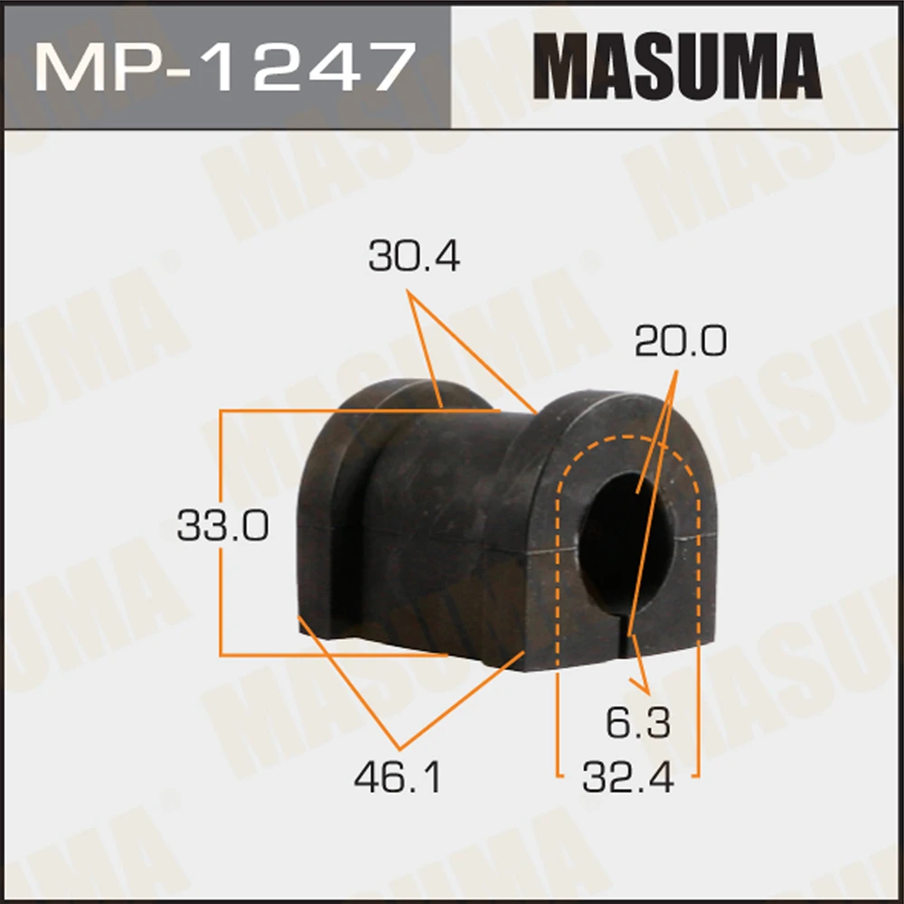 Втулка стабилизатора Masuma MP-1247