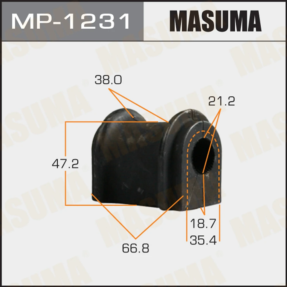 Втулка стабилизатора Masuma MP-1231