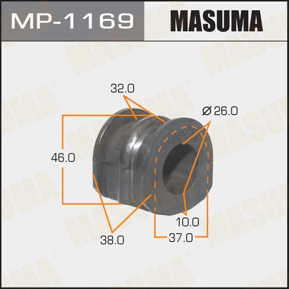Втулка стабилизатора Masuma MP-1169