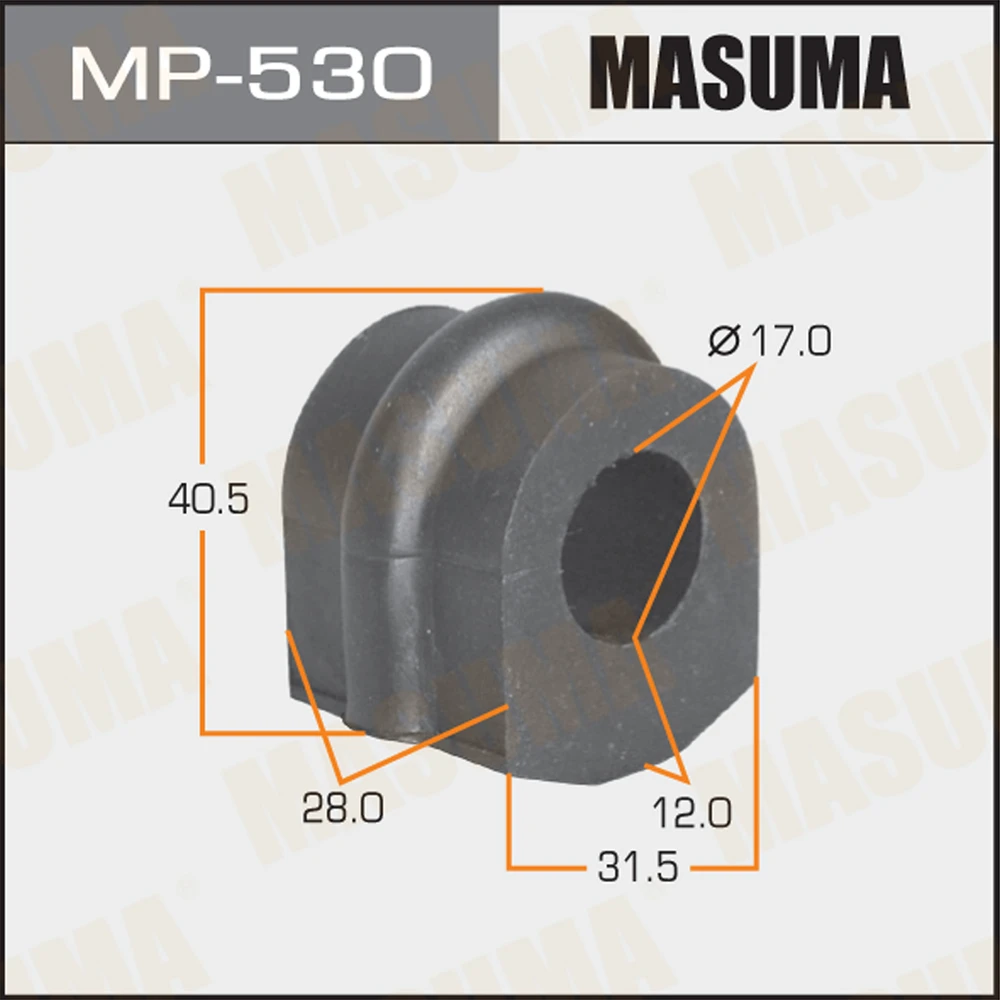 Втулка стабилизатора Masuma MP-530
