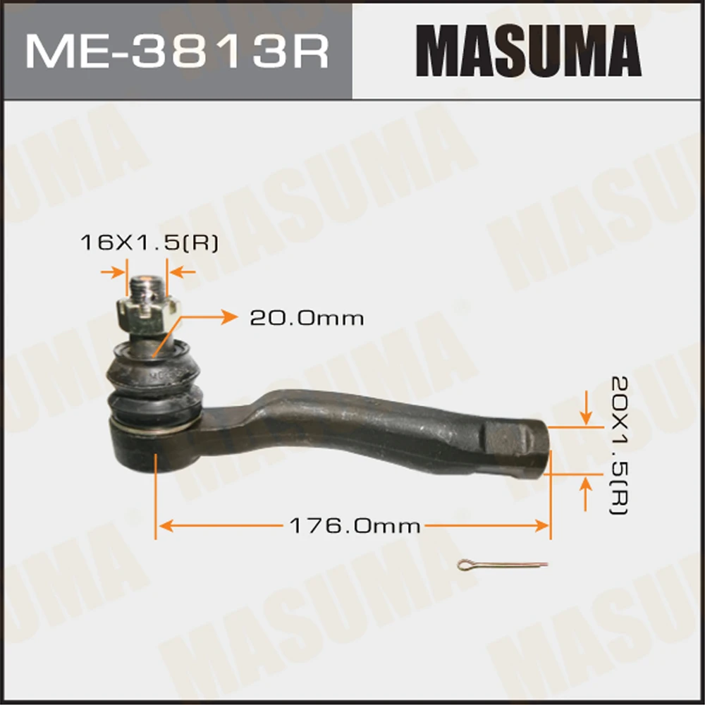 Наконечник рулевой тяги Masuma ME-3813R