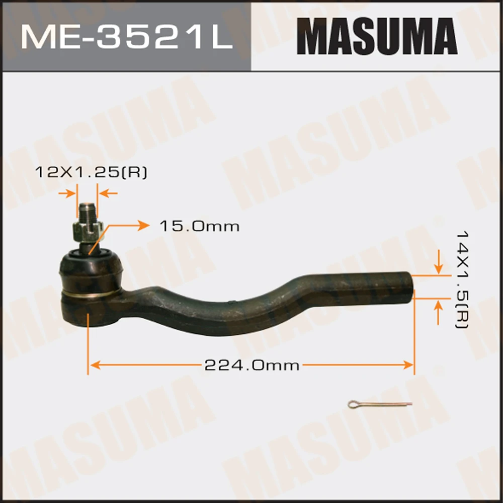 Наконечник рулевой тяги Masuma ME-3521L