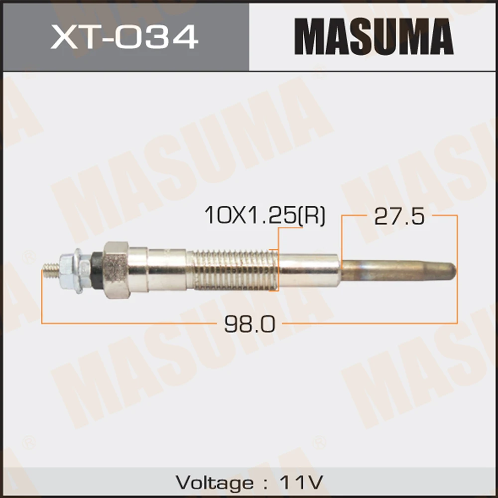Свеча накаливания Masuma XT-034