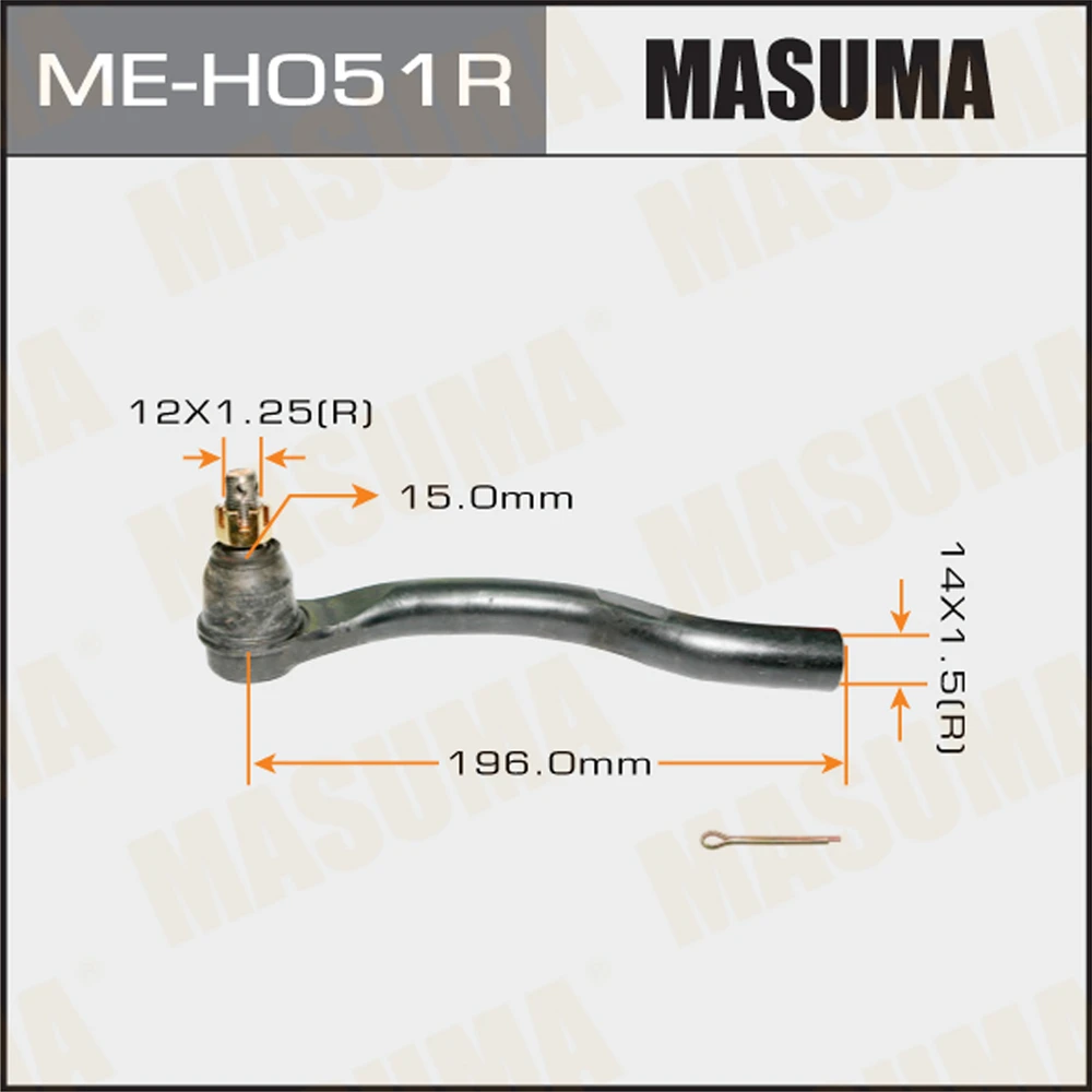 Наконечник рулевой тяги Masuma ME-H051R