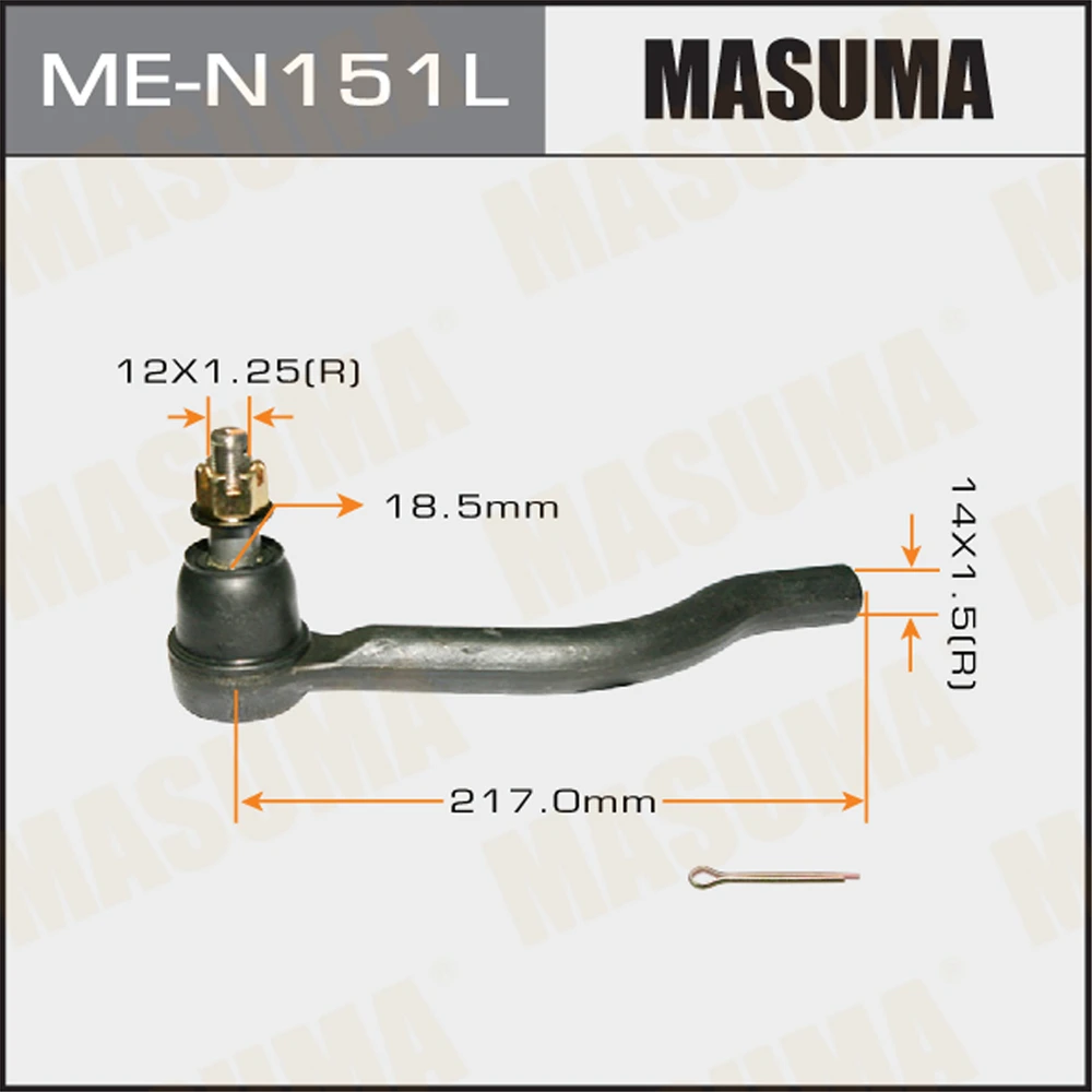 Наконечник рулевой тяги Masuma ME-N151L